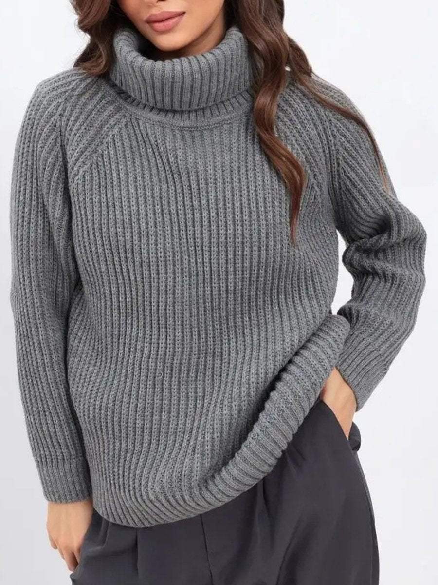 Turtleneck Long Sleeve Sweater