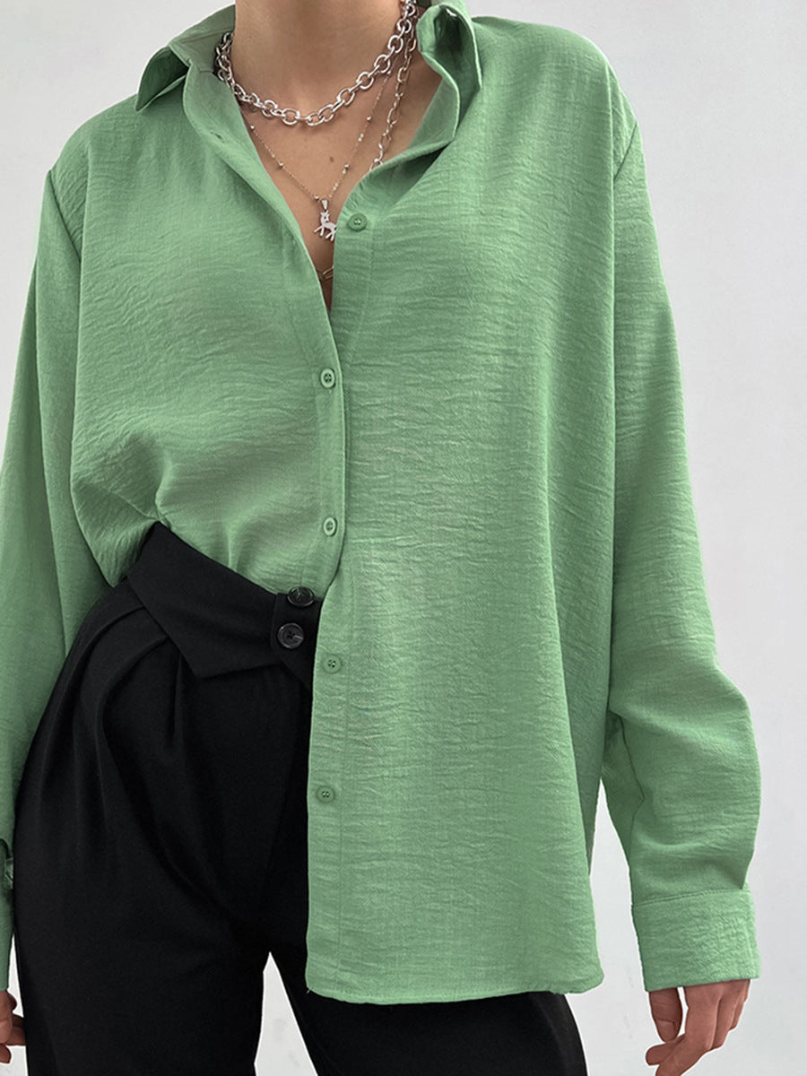 Casual Sophistication: Minimalist Plain Blouse